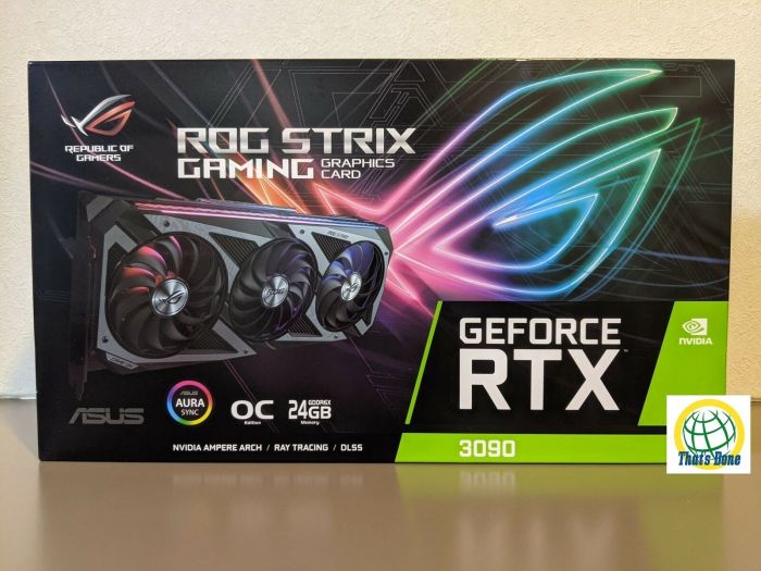 GeForce rtx 3090 / MSI Geforce / Asus Rog Strix rtx 3090 2