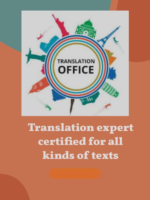 خبراء للترجمة المعتمدة لجميع أنواع النصوص والملفات والمستندات