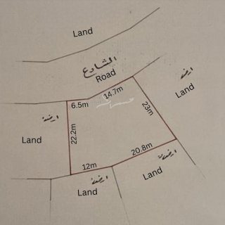 للبيع أرض الموقع سار Land for sale Location Sar 2