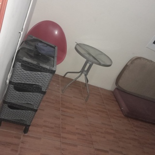 #For rent, a semi-furnished studio with electricity in Ras Rumman 3