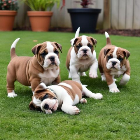 Male and female English Bulldogs for Adoption