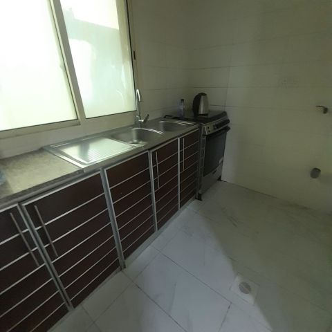 Semi furnished flat for rent at  Tubli near new walkaway   4