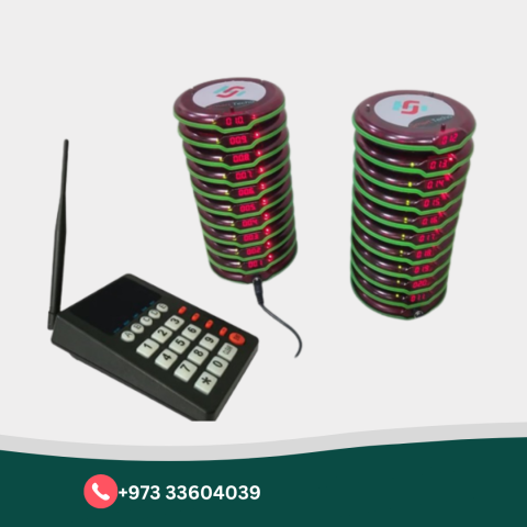 جهاز نداء العملاء للمطاعم في البحرين Restaurant Pager System 