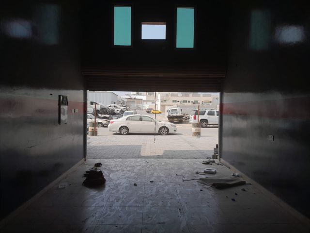 Work shop for rent in hamala ,120 sqm  2