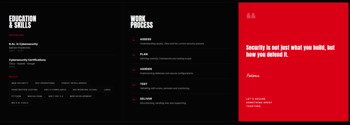 Custom Portfolio Website Design — تصميم بورتفوليو حسب ذوقك 3