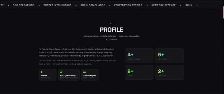 Custom Portfolio Website Design — تصميم بورتفوليو حسب ذوقك 5