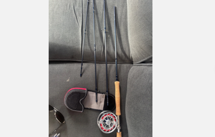 TFO Legacy Flyrod 13'6" 8 weight with a Finatic 9 plus Reel